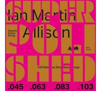 La Bella Basse en acier inoxydable super poli Ian Martin Allison - Jeu de 4 cordes 45-103 - ASP-45103