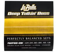 La Bella La Bella 760FGS-CB DT Bass Gold Flats
