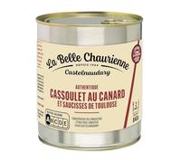LA BELLE CHAURIENNE - Cassoulet Authentique au Canard, Savoureux et Convivial, Boîte 840g