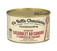 LA BELLE CHAURIENNE - Cassoulet Savoureux au Canard, Texture Fondante et Généreuse (420g) - Le Lot De 3