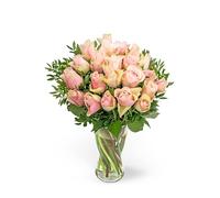 La Belle - Composition florale fraîche livrée à la main - Cadeau élégant avec expédition le lendemain - Idéal pour un anniversaire, un anniversaire, des condoléances, une célébration ou un