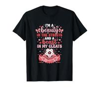 La Belle dans Les Rues Beast in My Cleats Drapeau USA Football T-Shirt Graphique avec Valeur