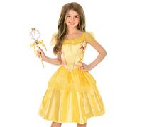 Déguisement Basique Belle Fille - Taille: 7 - 8 Ans (124 - 136 Cm) Jaune