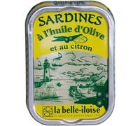La Belle-iloise - Sardines huile d’olive et citron - 115 g - 4 à 6 sardines