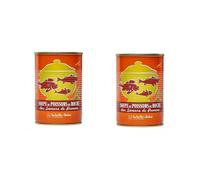 La Belle-Iloise - Soupe de poissons de roche - 2 x 400 gr - 2 ou 3 assiettes - lot de 2 boites