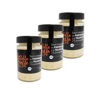 La Belle Truffe - Lot 3x Sauce crémeuse au parmesan et à la truffe d'été - Pot 175g