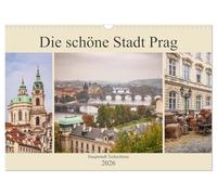 La belle ville de Prague, Version française (Calendrier mural 2026 DIN A3 portrait), Calendrier CALVENDO mensuel
