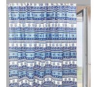 La biancheria per la casa Rideau Grèce bleu 160 x 300 cm, fabriqué en Italie