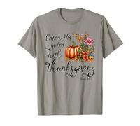 La Bible chrétienne Entre Ses Portes avec Thanksgiving T-Shirt