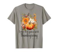 La Bible chrétienne Entre Ses Portes avec Thanksgiving T-Shirt