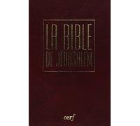 La Bible de Jérusalem [Format: Poche vinyle bordeaux ]