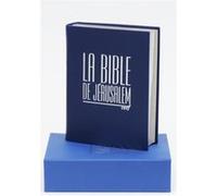 La bible de jerusalem - major cuir bleu Ebaf (Auteur), Ebaf (Traduction)
