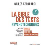 l'Etudiant – La Bible des tests psychotechniques – Réussir les tests psychotechniques – 2ed