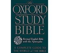 La Bible d'étude Oxford : Bible anglaise révisée avec Apocryphes
