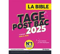 La bible du Tage post bac 2025 - Franck Attelan - Studyrama Eds - broché - Scolaire / Universitaire