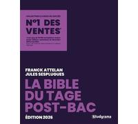La Bible Du Tage Post Bac - Edition 2026