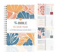 La Bible en un An : Journal d'Étude Biblique sur 52 Semaines pour Femmes, Agenda Spirale Quotidien pour la Lecture des Écritures, Cahier de Dévotion Annuel
