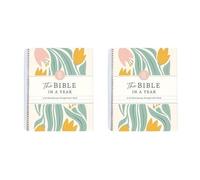 La Bible en un an: une étude de 52semaines à travers la Parole de Dieu- Guide d'étude biblique en spirale Plan d'étude biblique de 52semaines for femmes((A5 Size)2pc)