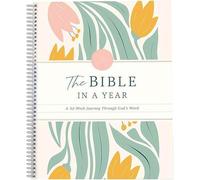 La Bible en Une Année - Guide d’Étude Biblique pour Femmes sur 52 Semaines, Bible Chrétienne Catholique avec Reliure Spirale, Espace pour Prendre des Notes, Journal biblique, Cadeau biblique