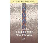 La Bible latine au XIIIe siècle