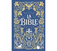 La Bible - reliée + jaspage foncée - bleu marine - AELF - Mame - relié - Livre