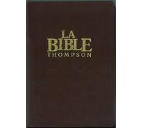 Bible Thomson souple luxe vynil, marron "Colombe"