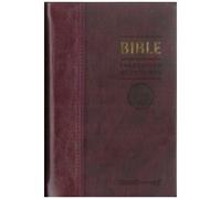 La Bible Tob - Traduction Oecuménique Avec Introductions, Notes Essentielles, Glossaire, Reliure Semi-Rigide, Couverture Similicuir Bordeaux, Tranches Or