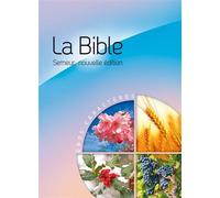 La Bible Version Semeur 2015 avec gros caractères Couverture rigide bleue et rose illustrée - Collectif - Excelsis - relié - Livre