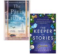 La Bibliothèque de Paris Par Janet Skeslien Charles & The Keeper of Stories Par Sally Page 2 Ensemble de Collection de Livres
