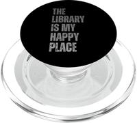 La bibliothèque est Mon Lieu de Bonheur pour Les Amateurs de Livres PopSockets PopGrip pour MagSafe