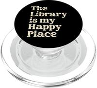La bibliothèque est Mon Lieu de Bonheur pour Les Amateurs de Livres PopSockets PopGrip pour MagSafe