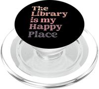 La bibliothèque est Mon Lieu de Bonheur pour Les Amateurs de Livres PopSockets PopGrip pour MagSafe