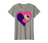 La bière est ma Saint-Valentin, J'aime la bière, J'aime la bière, la Fille Qui boit de la bière T-Shirt