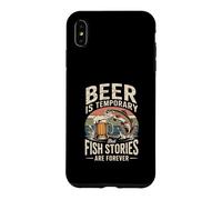 La bière est temporaire, mais Les Histoires de Poissons sont éternelles Coque pour iPhone XS Max
