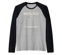 La biologie : ça dépend : définition Scientifique Amusante, étudiants, Enseignants Manche Raglan