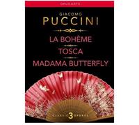 La Bohème, Tosca, Madame Butterfly DVD DVD