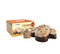 La Boisson Du Ré ® - Colombe Pascale artisanale avec crème sure saveur Buenisimo - Poids 750 g - Pâte douce et délicate - avec grains de sucre sans confits et amandes [ Fabriqué en Italie ]