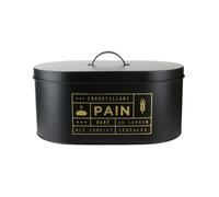 LA BOITE A Boîte à pain BT6671 Noir Mat Métal