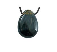 La Boite à Cailloux Pendentif oeil de faucon (pierre trouée)