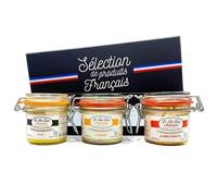 La Boîte à Merveilles Classique 3 × 80 g - Trio Foies Gras Entiers Nature, Armagnac & Piment d’Espelette - Relais Gourmet | Artisanal Français | Sans Conservateurs | Idéal Coffrets & Cadeaux Gourmets