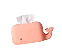 La boîte à mouchoirs en Forme de Baleine de capacité Couvre Le Porte-Serviettes Flexible en Silicone pour Le Bureau à Domicile et la boîte à mouchoirs de la Chambre à Coucher