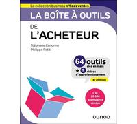 La boîte à outils de l'Acheteur 64 outils et méthodes - 4ème édition - Stéphane Canonne - Dunod - broché - Etude