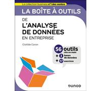 La Boîte à outils de l'Analyse de données en entreprise - Clotilde Coron - Dunod - broché - Etude