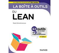 La boîte à outils du Lean 3ème édition - Radu Demetrescoux - Dunod - broché - Etude
