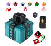 La Boîte Cadeau Exaspérante du Boite Cadeau Doigt d'honneur, Boîtes Colorées Imprimées en 3D, des Cadeaux Amusants pour Les Fêtes d'anniversaire et Les Réunions (Blau-Schwarz, Finger-Spielzeug)