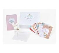 Virginy L. Sam – La Boîte enchantée de bébé – Coffret avec 1 doudou, 1 album et cartes étapes