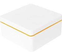 La boîte nature carrée 0,6L - Mandarine