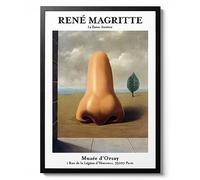 La Bonne Aventure - René Magritte, impression d'art, art mural surréalisme, décoration d'intérieur, idée cadeau d'art moderne, mat d'archivage, A3 (impression uniquement) - 42 x 29,7 cm