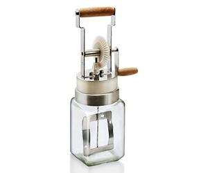 LA BONNE GRAINE - Baratte à Beurre pour Faire son Beurre Maison - Kit Complet Bocal + Manivelle - Marque Française, White