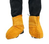 La Botte De Guêtres De Soudure En Cuir Réglable Couvre Les Protège-jambes